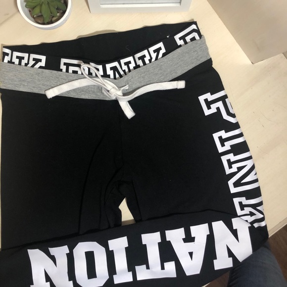 PINK Victoria's Secret Pants - NEW PINK  Nation Thick Double Banded Leggings